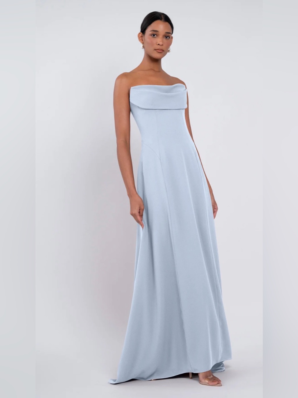 Jenny Yoo Cheyenne Dress In Whisper Blue Size 2